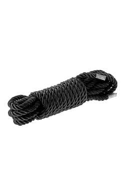 Черная веревка для шибари Deluxe Bondage Rope - 5 м.