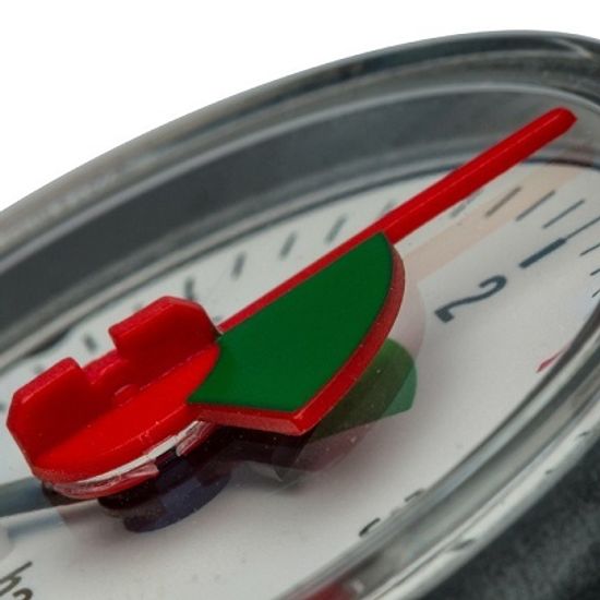 Манометр аксиальный Stout 1/4", 4 бара, 63 мм с указателем предела (SIM-0007-630408)