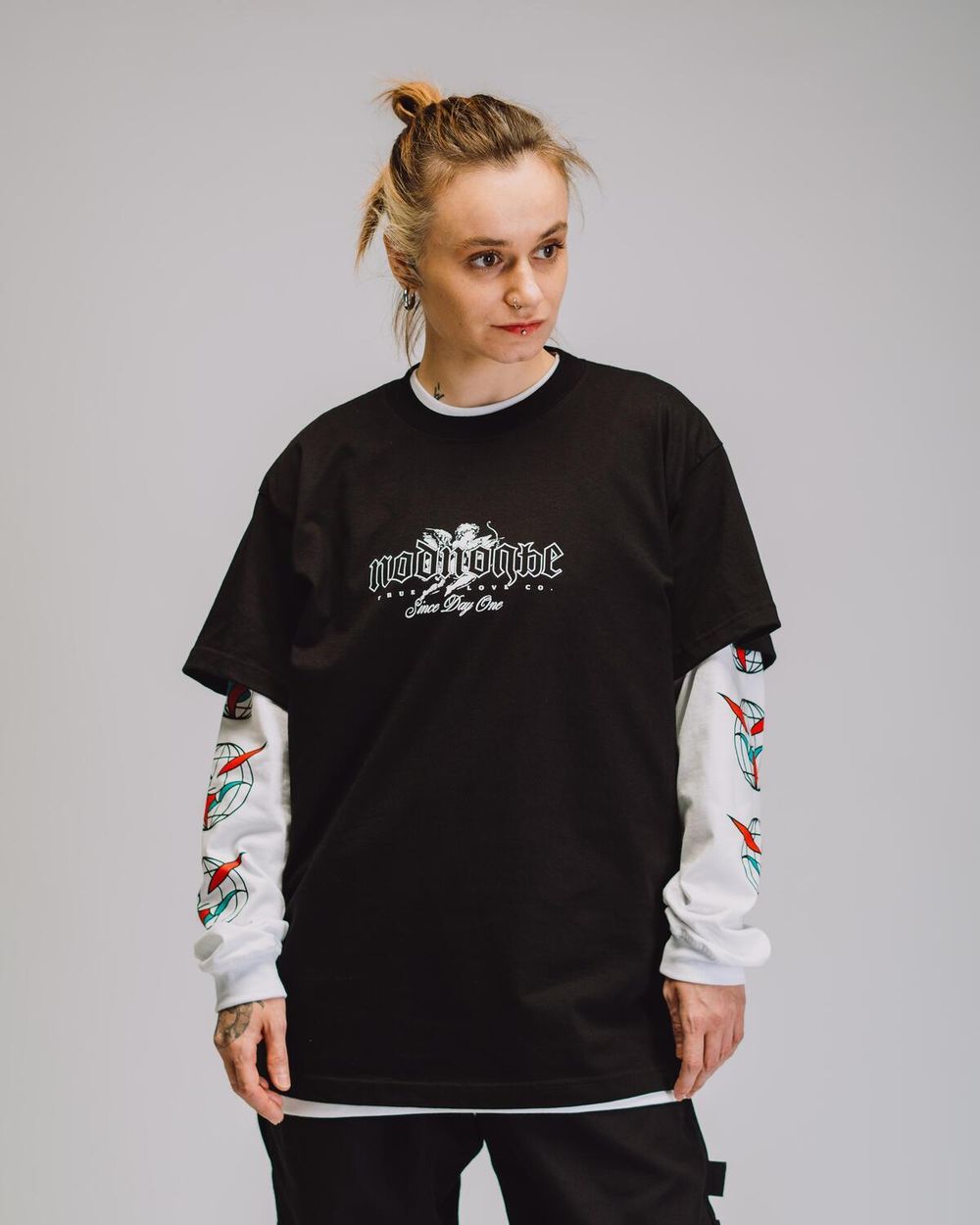 Футболка Подполье Маяк Reissue черная