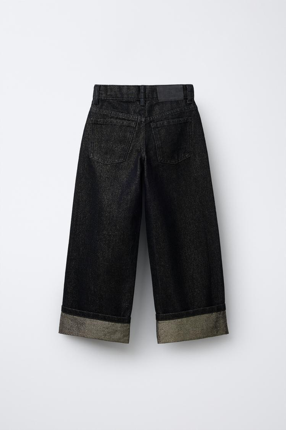 ZARA ДЖИНСЫ BALLOON С БЛЁСТКАМИ, ЧЕРНЫЙ