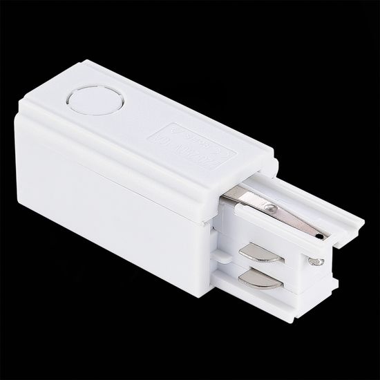 ST030.509.10L Левый Токоподвод для трехфазного шинопровода ST-Luce Белый TRACE