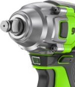 Гайковерт аккумуляторный GREENWORKS GD24IW400 ударный, 24V, АКБ 5Ач и ЗУ 3802907CUG