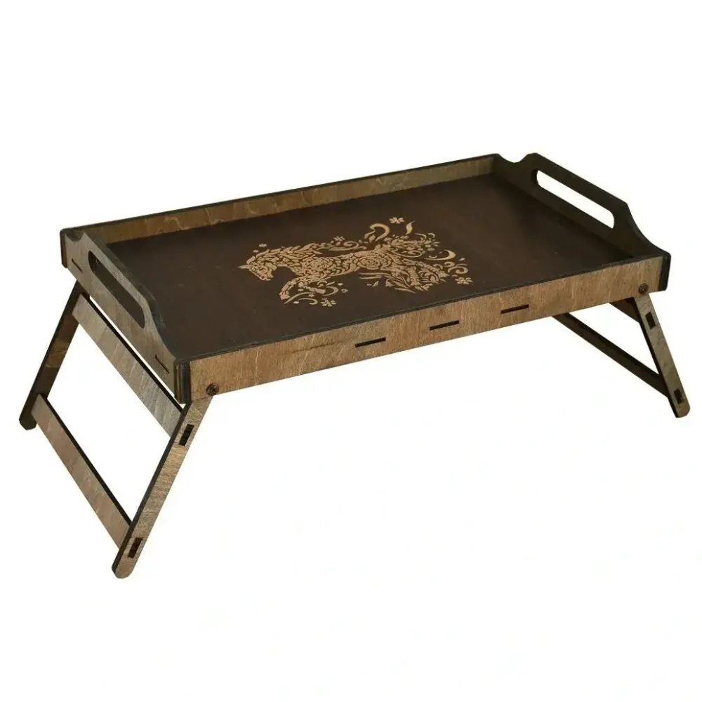 Поднос на ножках «Спирит» Размер 30*50*7,5см МТ88-528