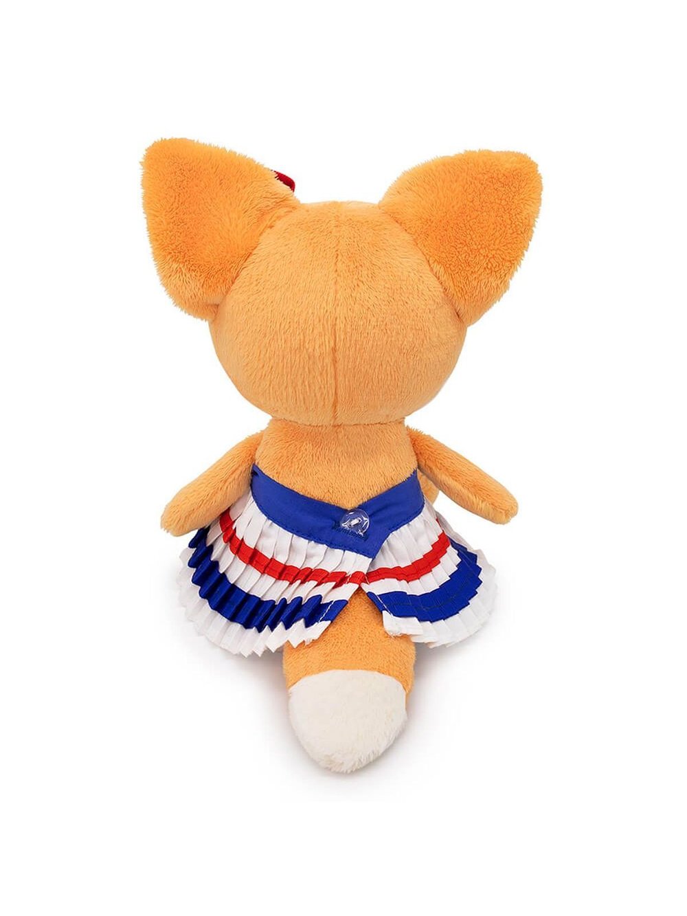 Мягкая игрушка Лисичка Лика в морской юбке 15см