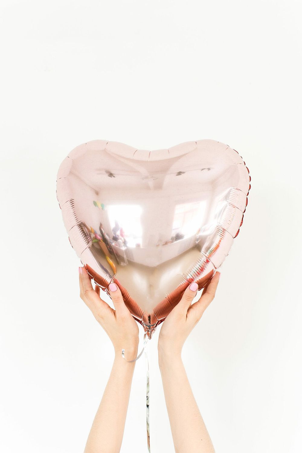 F Шар Сердце 18''/46 см, Розовое золото (БГ-15)  Изображение11