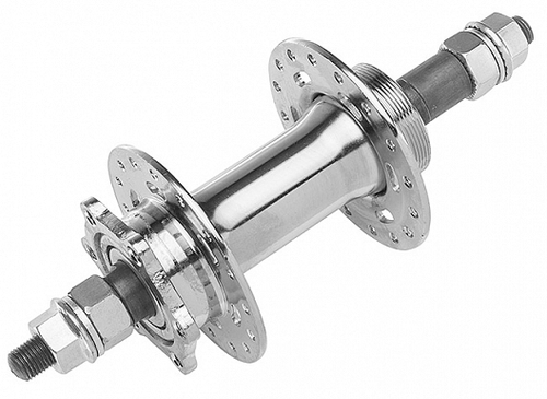 Втулка задняя 32H AE-806RD ASSESS под диск торм, под трещотку 8ск, сталь серебр. под гайку