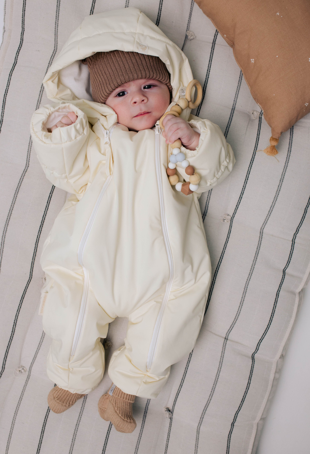 163-02 Комбинезон демисезонный (экрю)