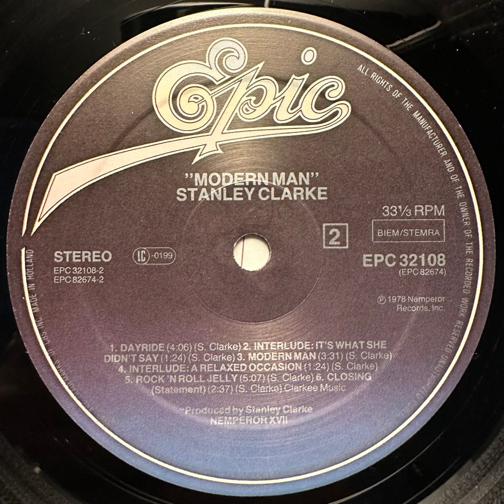 Stanley Clarke - Modern Man (Голландия 1978г.)