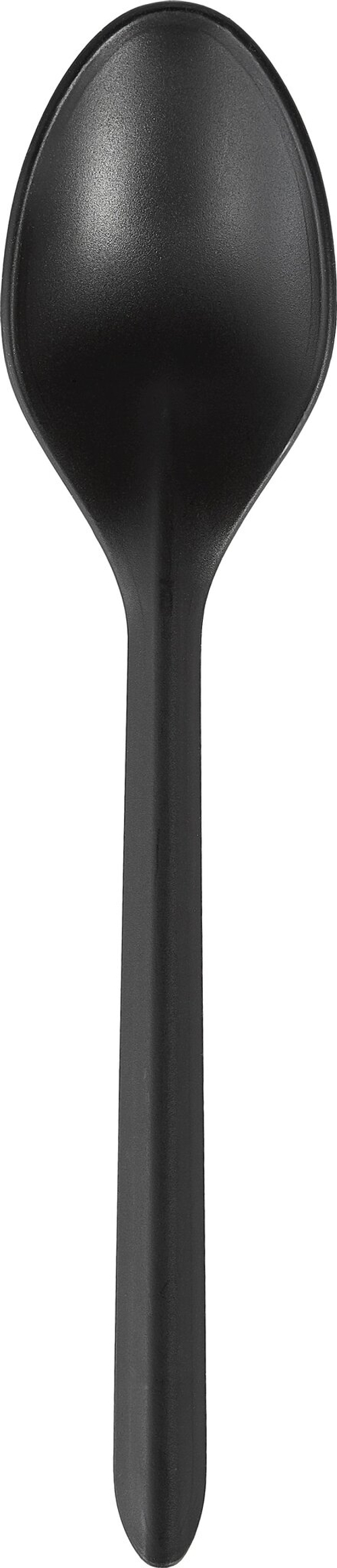 Ложка чайная, 125 мм, черная, матовая, 50 штук