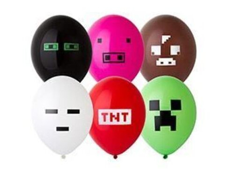 Шар с рисунком ( 30 см), Пиксели, 1шт.