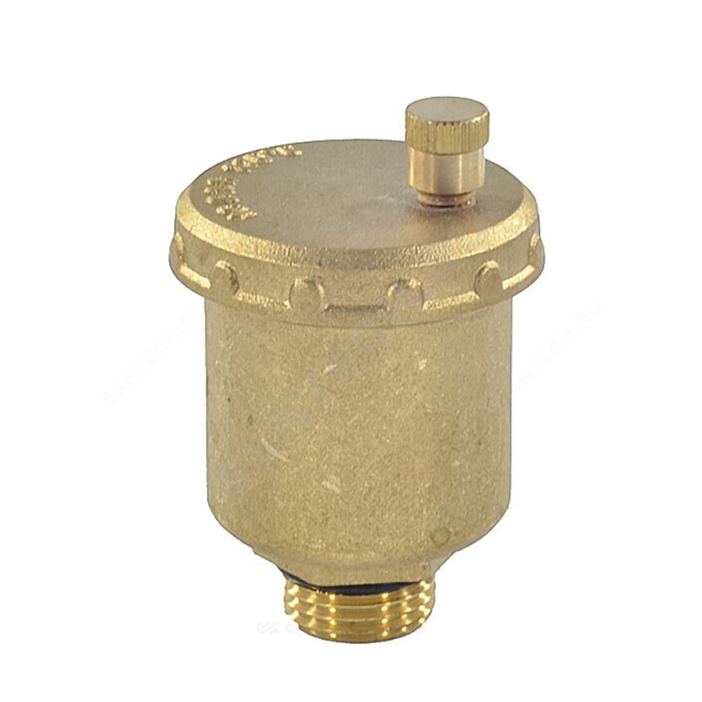 Воздухоотводчик автоматический латунь 5003 Ду 15 Ру10 G1/2" НР прямой Aquasfera 5003-01