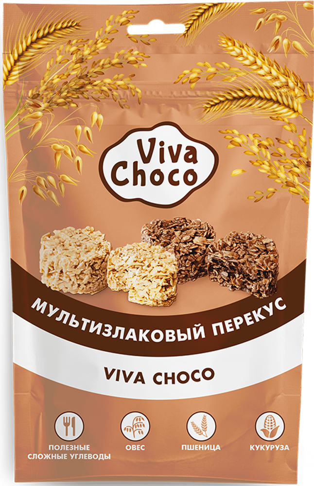 Мультизлаковые конфеты Viva Choco Ассорти 80г