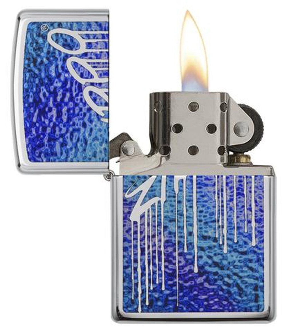 Зажигалка Zippo Classic с покрытием High Polish Chrome, латунь/сталь, серебристая, 36x12x56 мм