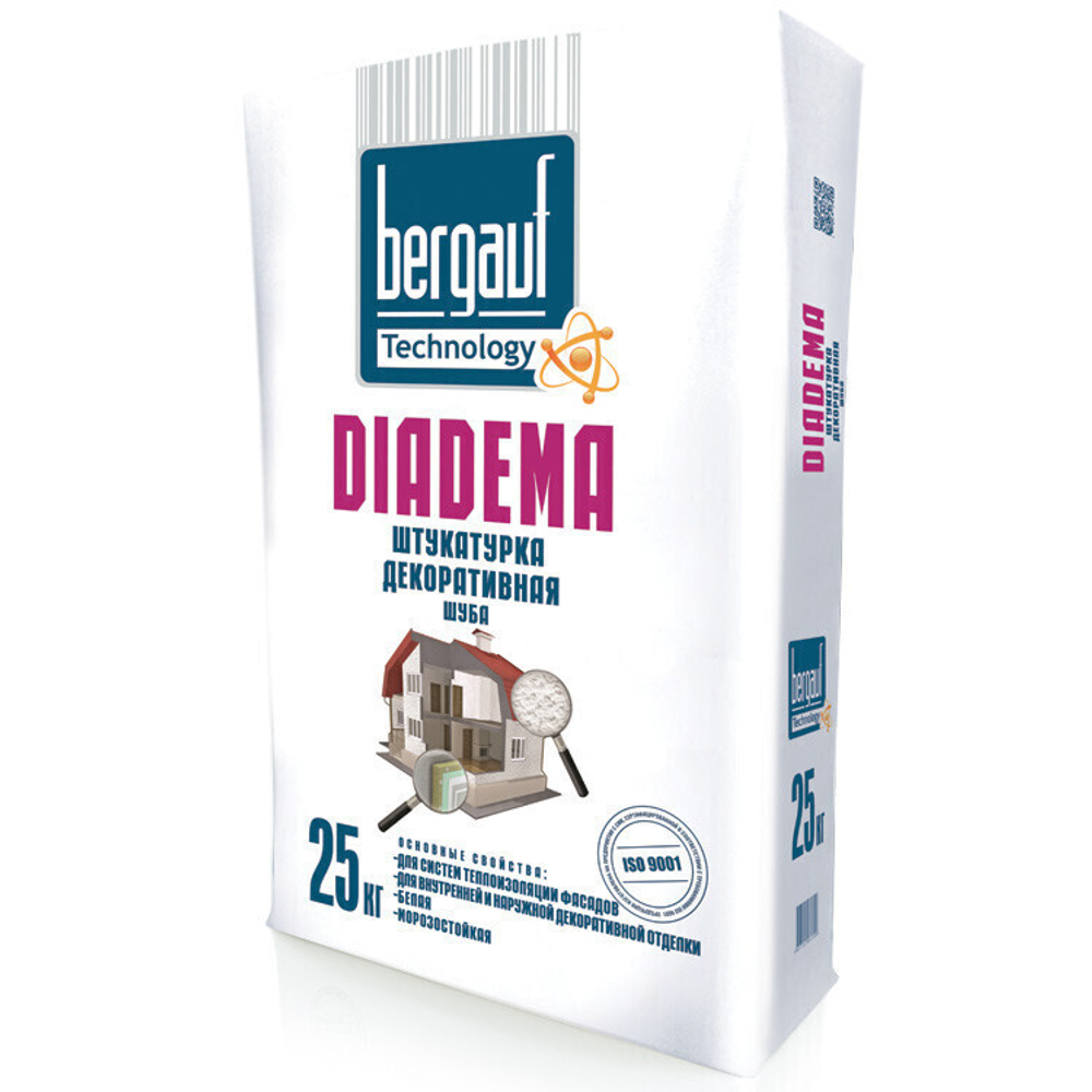 Штукатурка декоративная цементная Bergauf Diadema Шуба