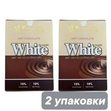 Горячий шоколад Vietnamcacao White растворимый 15 саше, 2 шт