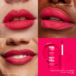 NYX Professional Makeup Smooth Whip Matte Lip Cream - Бархатистая разглаживающая помада, 4 ml