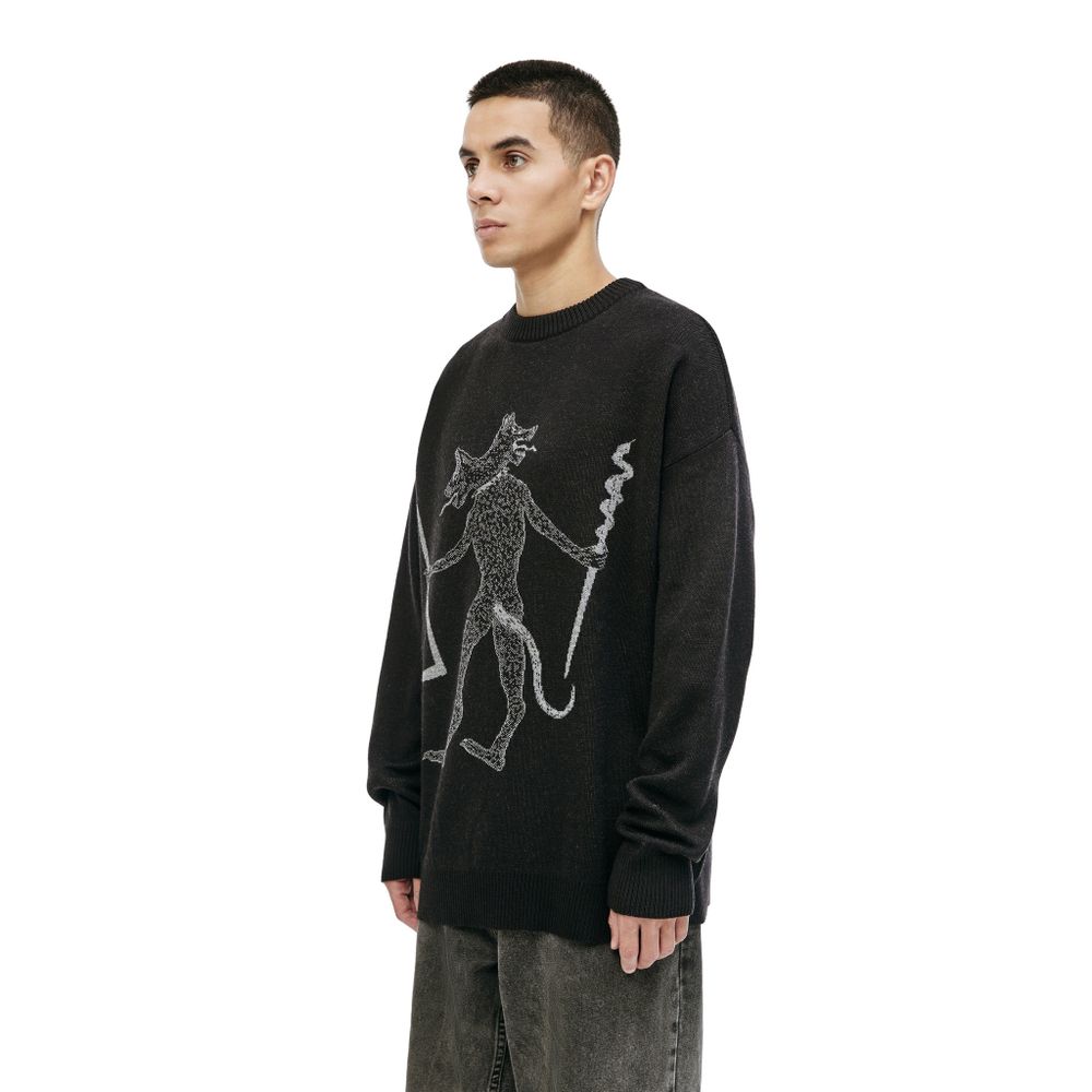 Свитер Волчок Orthrus черный