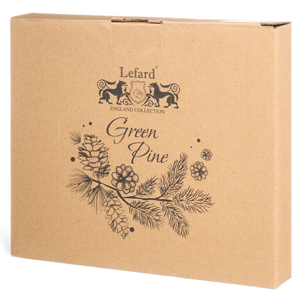 БЛЮДО СЕРВИРОВОЧНОЕ "GREEN PINE" 22*17,5*2,5 СМ