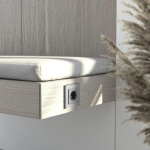 Рамка на 1 пост Senso (серебряный, стекло soft-touch) W0013106