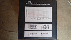 Насос многоступенчатый горизонтальный центробежный LEO EMH4-4