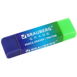 Ластики BRAUBERG GRADE НАБОР 4 штуки,( 2 набора ), размер ластика 60×15×10 мм, упаковка блистер.