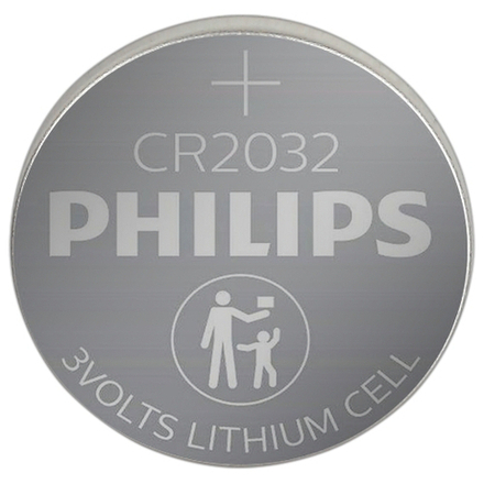 Батарейки Philips CR2032P5/51 литиевые 1х5шт. CR2032-1BL (5/100/1000/78000)