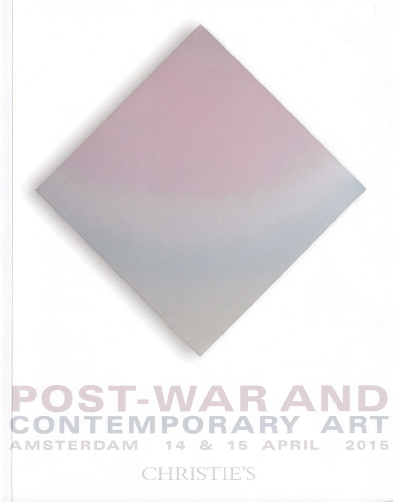 Каталог аукциона Christie's, Лондон, Послевоенное и современное искусство от 14-15 апреля 2015 года