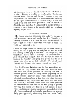 Progress and poverty | George Basil Dixwell