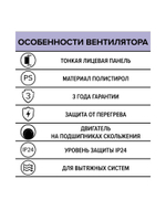 Вентилятор накладной A D125 AURAMAX