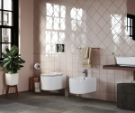 Комплект подвесной безободковый унитаз Ceramica Nova Moments Rimless CN3003 37 x 49 x 34 см с сиденьем Soft Close + инсталляция Creto Standart 1.0
