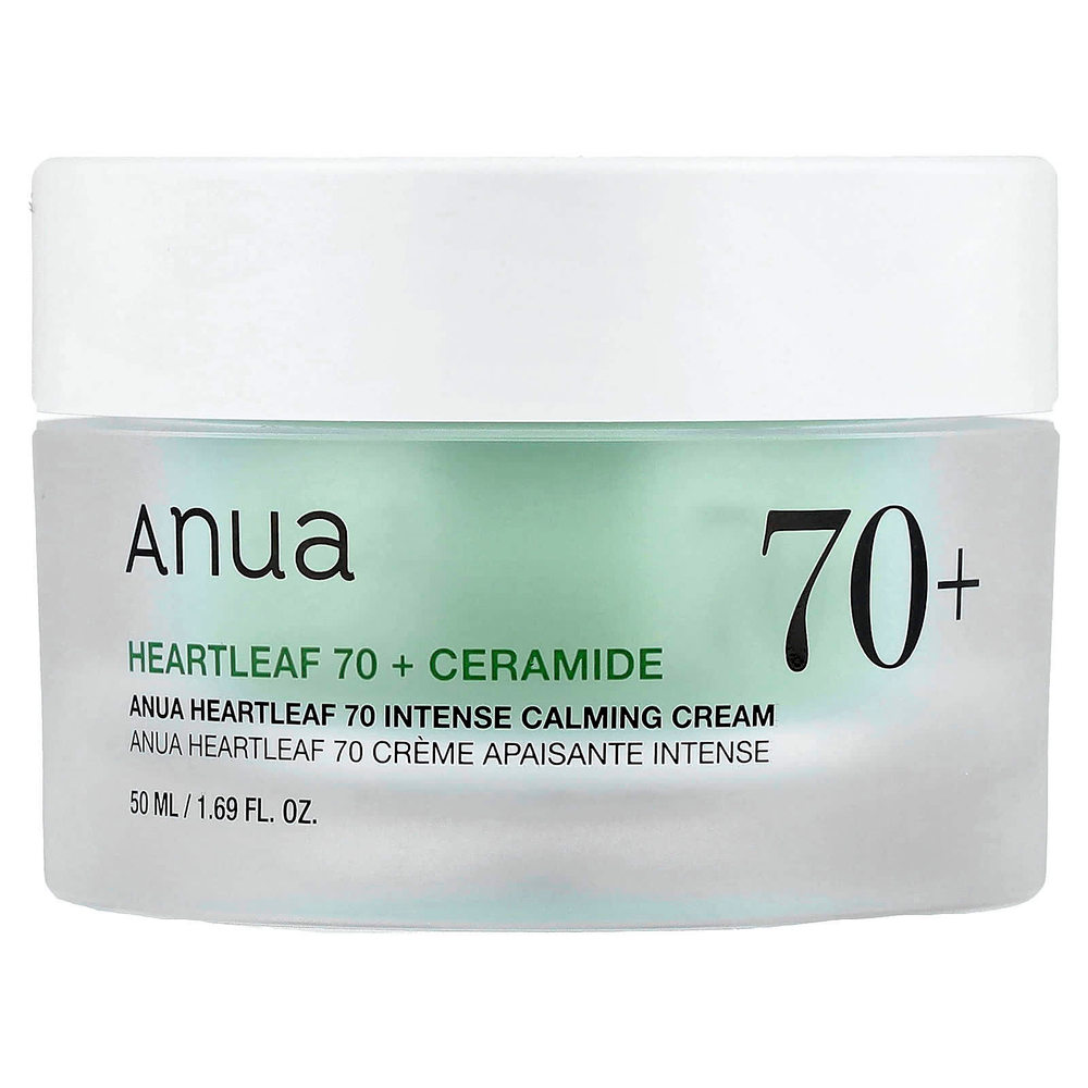 Anua, Heartleaf 70% интенсивный успокаивающий крем, 50 мл (1,69 жидк. унц.)