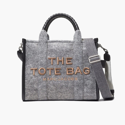 Сумка-тоут Marc Jacobs The Felt Flannel Medium Tote Bag Heather Grey