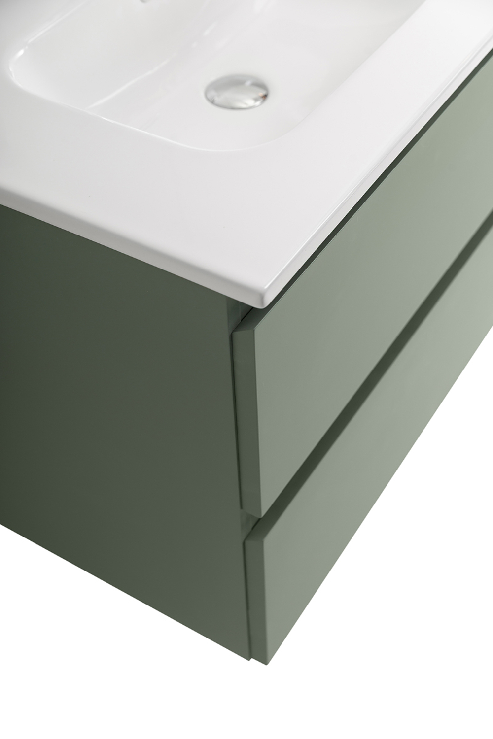 Тумба с раковиной подвесная BelBagno KRAFT-700-2C-SO-VO Еловый матовый, раковина белая BB700ETL