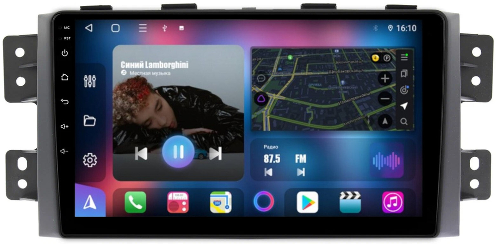 Магнитола для KIA Mohave 2008-2017 - FarCar BM465M на Android 13, QLED, TS10, 4Гб+32Гб, CarPlay, 4G SIM-слот