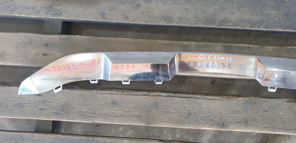 Накладка заднего бампера Mercedes ML GLE (W166) 15-18 Б/У Оригинал A1668857622