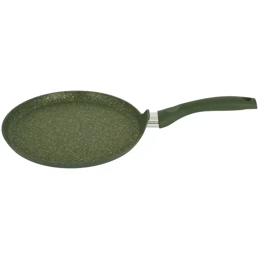 Сковорода блинная 240мм с ручкой, АП (Malachite), линия «Trendy style»