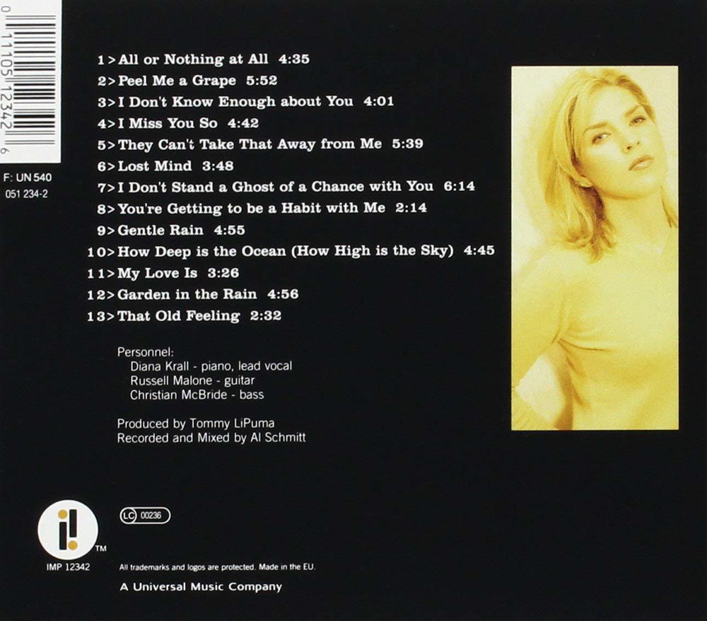 Diana Krall / Love Scenes (CD)