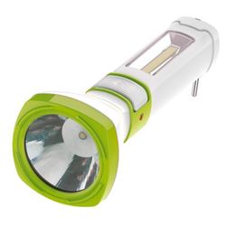 Фонарь светодиодный аккумуляторный 5W LED, бок.пан. COB 3Вт, 3 реж раб Космос KOCAc7035WLED от сети