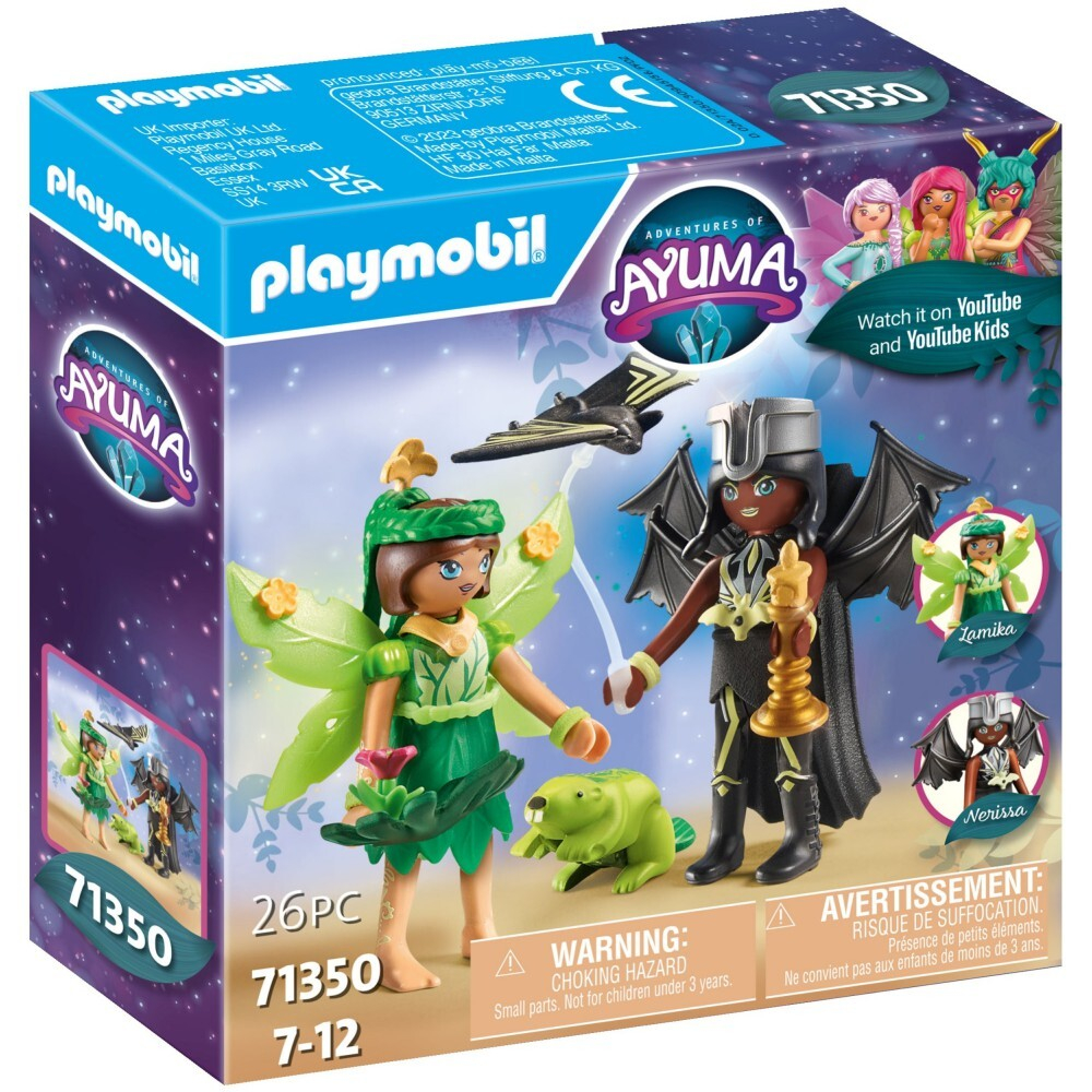 Playmobil - Лесная фея Аюма и фея летучих мышей с загадочными животными 71350 / артикул   71350  / GTIN 4008789713506