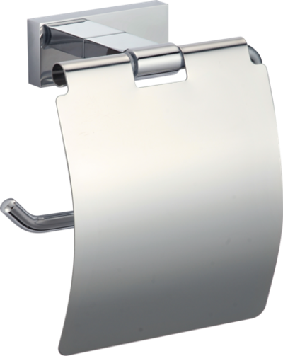 88030 Б/держатель с крышкой (ХРОМ) GANZER (20/1шт)