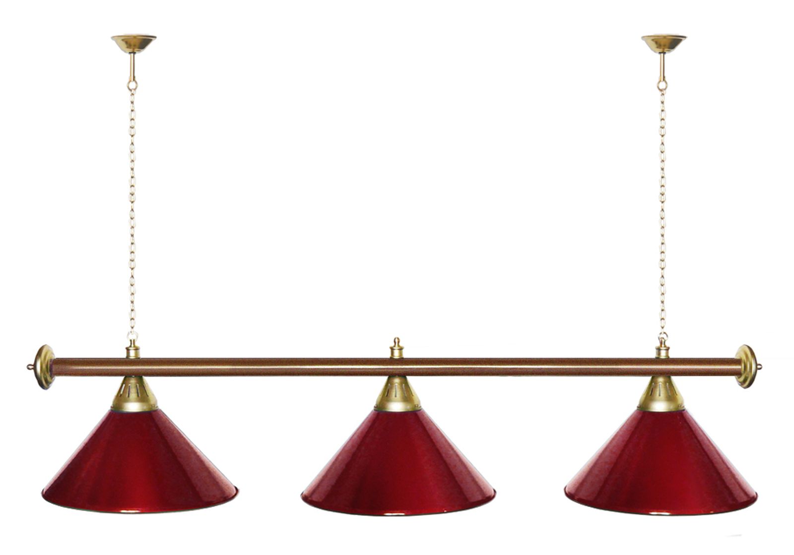 Лампа STARTBILLIARDS 3 пл. (плафоны зеленые,штанга зеленая,фурнитура золото) фото №71