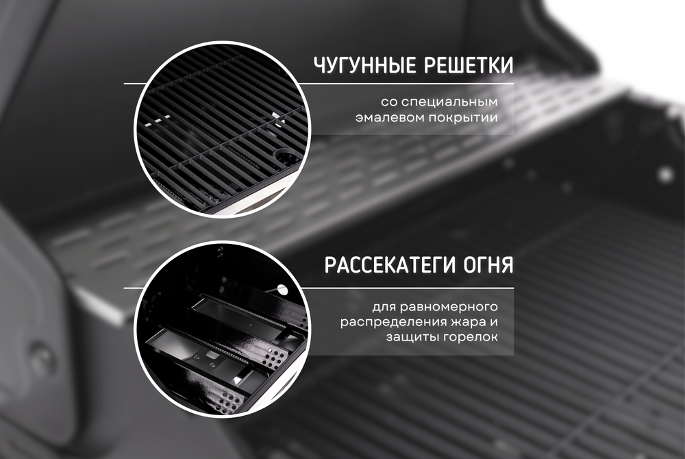 Барбекю комплекс Lounge F-106SGP, 3 м, черный/серый каспий