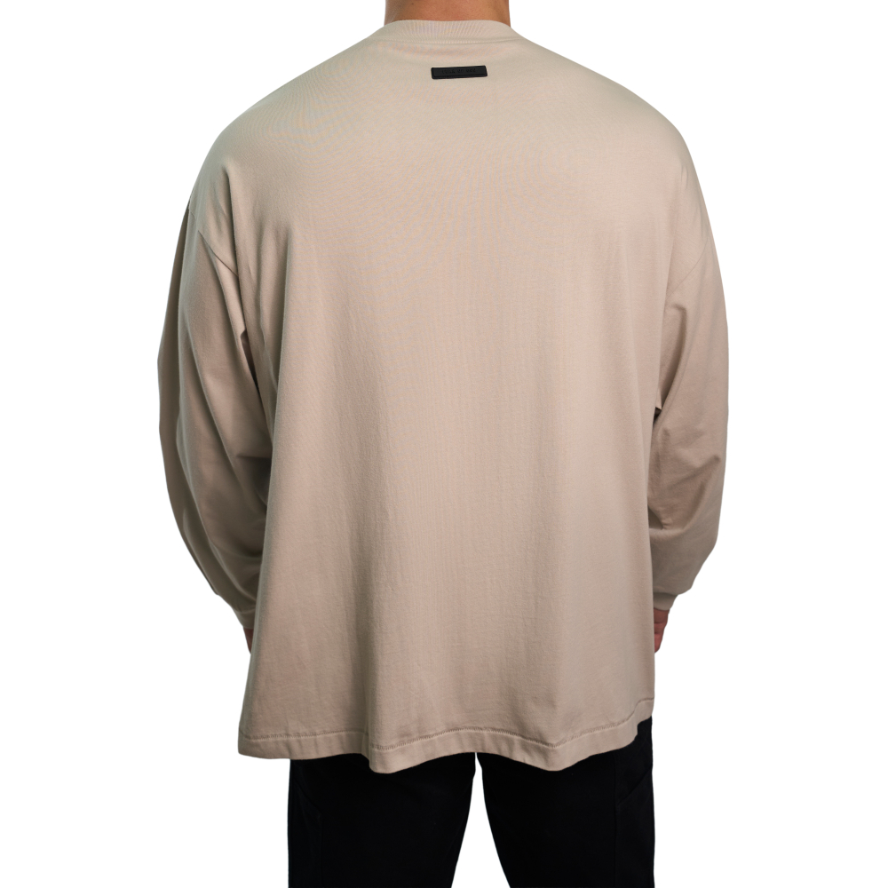 Fear Of God Essentials Long-Sleeve Tee "Silver Cloud"