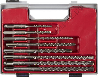 ЗУБР Мастер 8 шт: 5/6х110, 6/8/10х160, 8/10/12х210 мм, Набор SDS-plus буров (29315-H8)