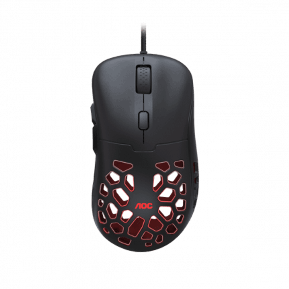Мышь игровая AOC GM510B 6 кн. 16000 dpi, USB2.0 кабель 1.8 м Черный GM510B