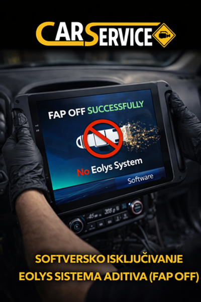 Eolys Additive System Software Delete (FAP Off)