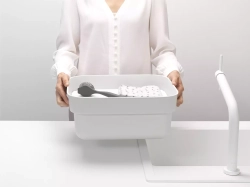 Brabantia - Мойочный контейнер Sink Side с крылом для сушки, светло-серый / артикул   302688  / GTIN 8710755302688