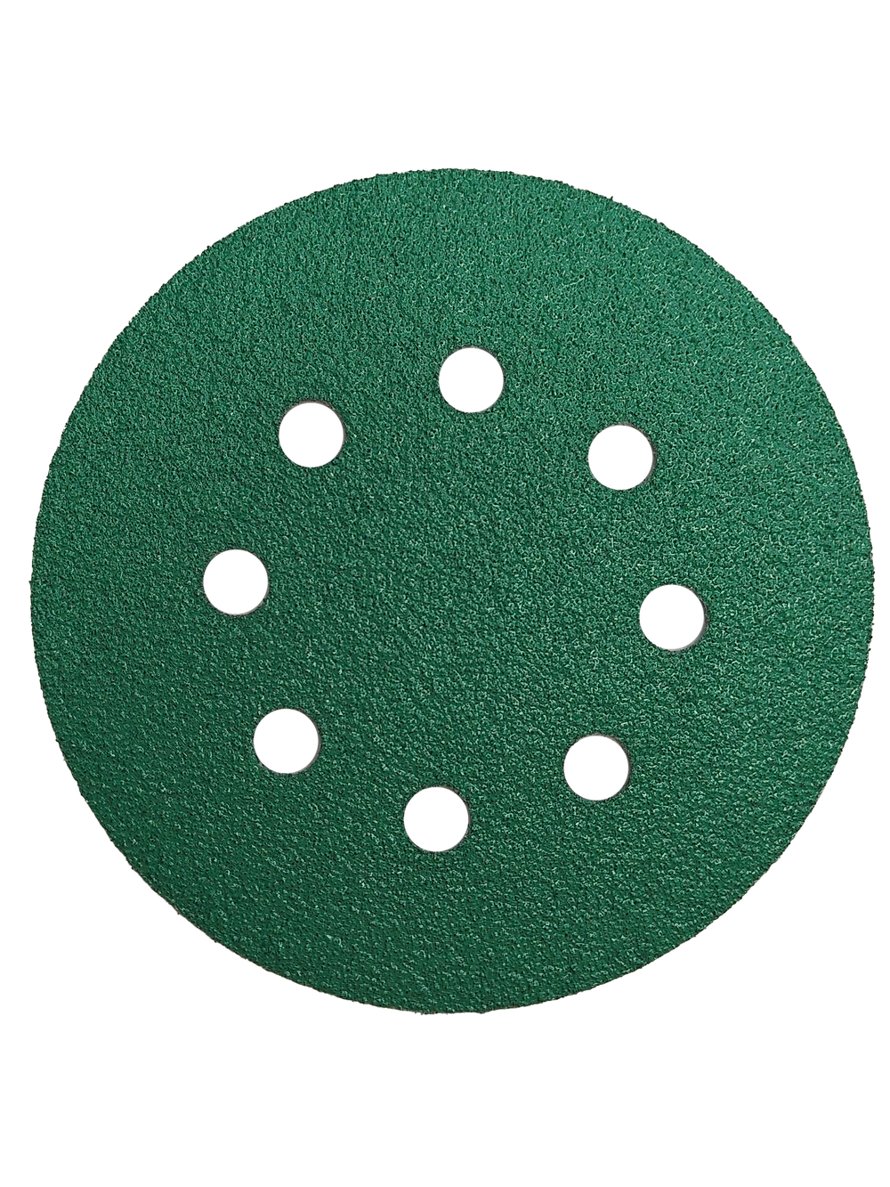 125мм P60 диск самозацепляющийся пленочный ЗЕЛЕНЫЙ с отверстиями