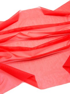 Сетка эластичная с эффектом голого тела оптом, красный 100