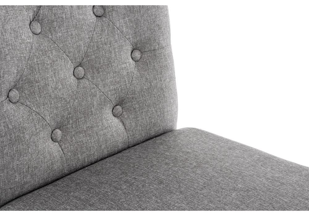 Стул Menson white / fabric pebble